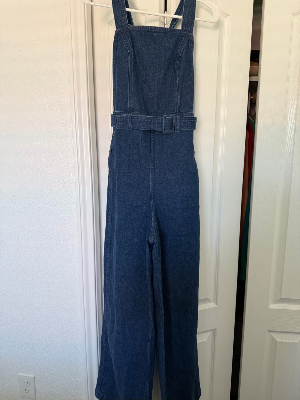 Madewell Wide-Leg Denim Jumpsuit